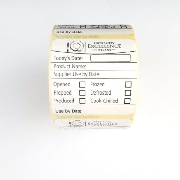 Food Date Labels - Food Safety Products | Food Safety Excellence Ireland